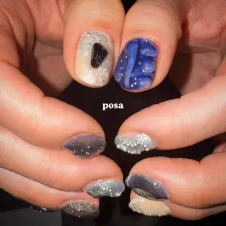ネイル posa nail モエミのネイルデザイン