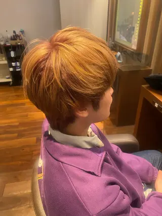 カラー メンズ 🪄︎︎.⋆⟡ kirara*.ﾟ+のヘアスタイル