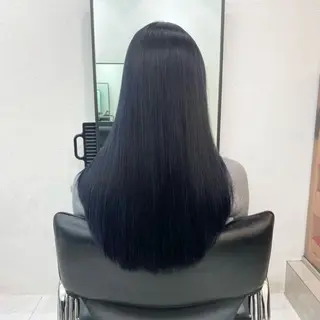 ロング カラー 艶感/韓国風 🤍moeka🤍のヘアスタイル