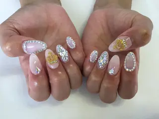 ネイル 💎🐰 saki. m 🐰💎のネイルデザイン