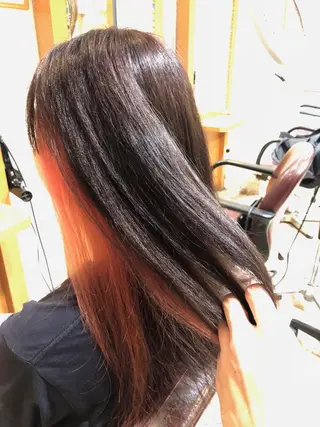 ロング カラー 100%髪質改善特化 TRUNSのヘアスタイル