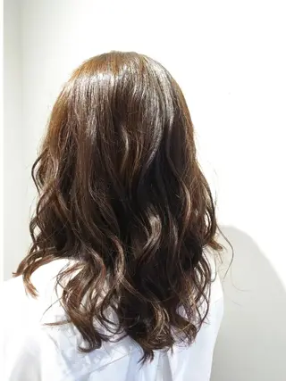 ミディアム カラー Hair Design Lunetta所属・宮本 克也のヘアスタイル