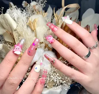 ネイル M🌷nail 長さだし専門店のネイルデザイン