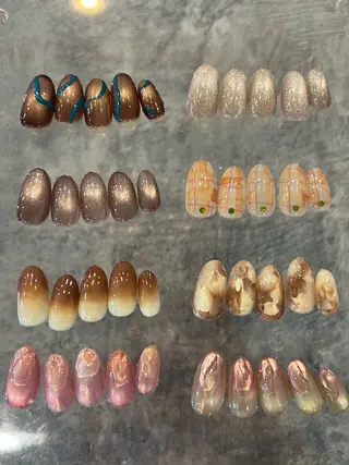 ミディアム ︎ ユイナのネイルデザイン