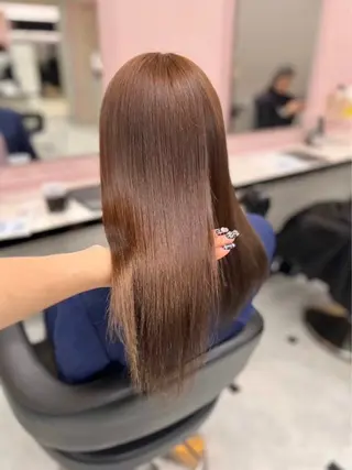 ロング カラー ハイトーン/韓国 レイヤー/るか🎀のヘアスタイル