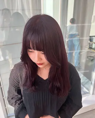 セミロング 無料カットモデル募集 ／ueno aiのヘアスタイル