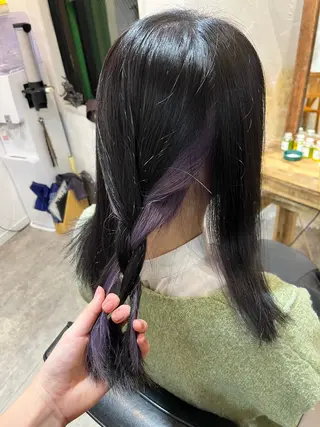 ミディアム カラー 新宿/髪質改善 艶カラー👶Renaのヘアスタイル