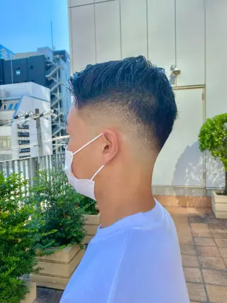 ショート メンズ unopulir 景山　凌のヘアスタイル