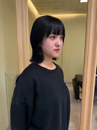 ショート カラー 伶風/ボブ/ ハッシュカットのヘアスタイル