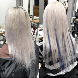 ロング カラー KEISUKE🐶 カラー✨エクステのヘアスタイル