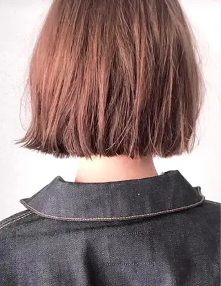 ショート カラー ケア剤オタク×海外 ヘア長谷川裕起のヘアスタイル