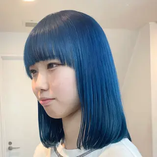 ミディアム カラー ハイトーン×レイヤー ／遠藤将太のヘアスタイル