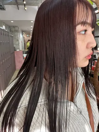 ロング カラー myu 🐈‍⬛のヘアスタイル