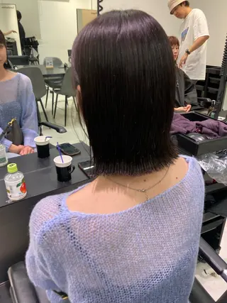 ショート カラー 💖ブリーチなし透明 感💖ASAHIのヘアスタイル