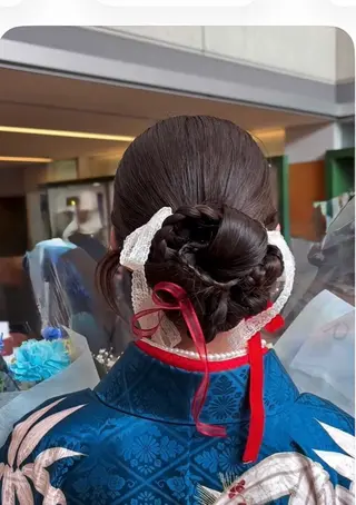 ロング ヘアアレンジ ボブ/ ヘアセット.nanoのヘアスタイル