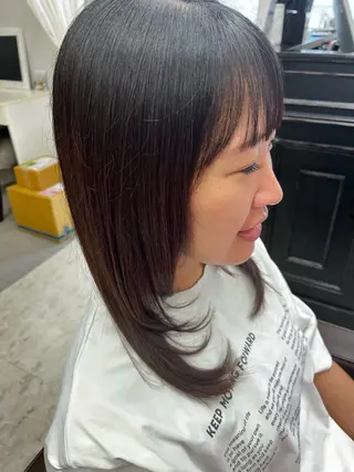 ロング 産休の為お休みです! 小島凜のヘアスタイル