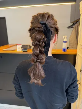 ヘアアレンジ GiseL博多 HiROEのヘアスタイル
