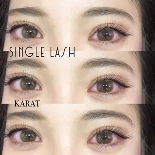 マツエク・マツパ ★KAEDE★伊勢崎 【KARAT】のマツエク・マツパデザイン