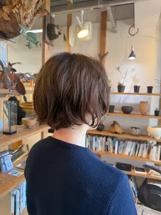 ショート カラー パーマ 大宮❤️‍🔥パーマ ❤️‍🔥サカイユウのヘアスタイル