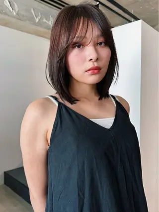ショート カラー パーマ kazuki【顔周り ×レイヤーカット】のヘアスタイル