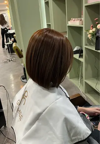 カラー AYANE ◝✩韓国ヘアのヘアスタイル