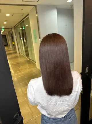 カラー 奥田 星来のヘアスタイル