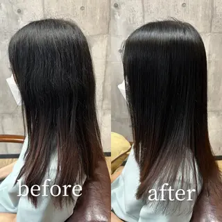 ミディアム 西形 希望のヘアスタイル