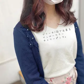 セミロング ☀️透明感color KURO☀️のヘアスタイル