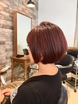 ショート 所渉/韓国レイヤー /ウルフカットのヘアスタイル