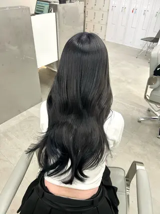 ロング カラー ♡透明感/艶カラー /haruka♡のヘアスタイル