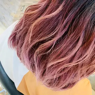 ミディアム カラー 早坂 裕真のヘアスタイル