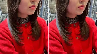 セミロング 🫧ハイトーン/ レイヤー/望月涼🫧のヘアスタイル