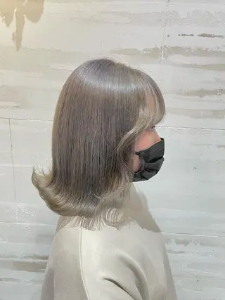 ミディアム カラー ヘアアレンジ Hiro ヒロのヘアスタイル