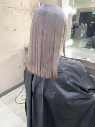 ミディアム カラー Noe心斎橋 堀田 朋宏のヘアスタイル