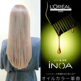 セミロング カラー 🇰🇷韓国レイヤー 錦糸町【北山謙三】のヘアスタイル