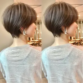ショート カラー 豊中/ショート特化/ 似合わせ/たかいのヘアスタイル
