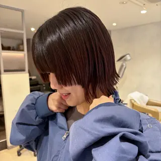 ショート カラー 🦖ミニボブ/ボブ /MOEKA🦕のヘアスタイル