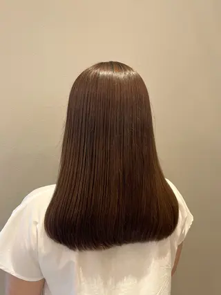 セミロング カラー 顔周り/ガーリー /ヘアメ/あつはのヘアスタイル