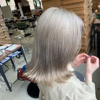 カラー のり🐼顔まわり/ 韓国/レイヤーカットのヘアスタイル