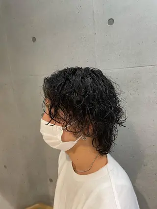 ショート カラー パーマ メンズ 🔥メンズ超特化🔥 青木海斗のヘアスタイル