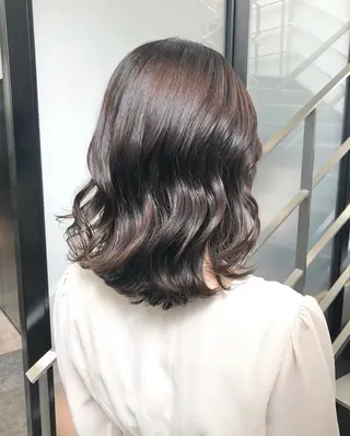 ミディアム カラー パーマ ヘアアレンジ メンズ キッズ stylist 🌸 kana.のヘアスタイル
