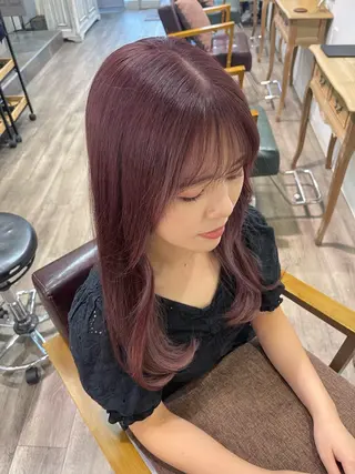 ロング カラー Felice Erikaのヘアスタイル