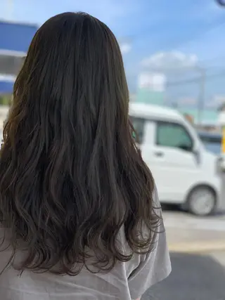 ロング メンズスタイル バレイヤージュ　齋藤のヘアスタイル
