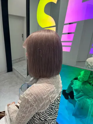 ミディアム カラー ヘアアレンジ 透明感💕今っぽ似合 わせ𝐍𝐨. 𝟏のヘアスタイル