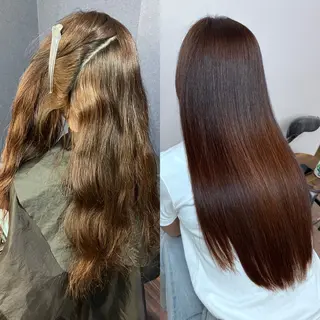 ロング カラー 渋谷レイヤーカット❌ 縮毛矯正専門/武田涼のヘアスタイル