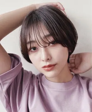ショート 似合わせカット‪// 鶴我万唯華のヘアスタイル