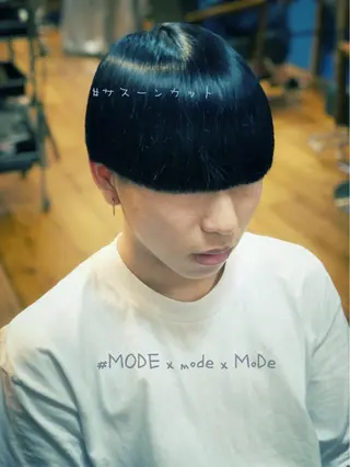 カラー メンズ ✖️リーアキト LEEAKITO✖️のヘアスタイル