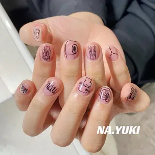 ネイル 🎀 moo~ 🎀のネイルデザイン