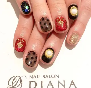 ショート カラー ネイル NAILSALON DIANAのネイルデザイン