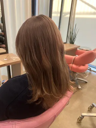 セミロング カラー パーマ ヘアアレンジ 🌈インナーカラー ‘ショウマ’🌈のヘアスタイル